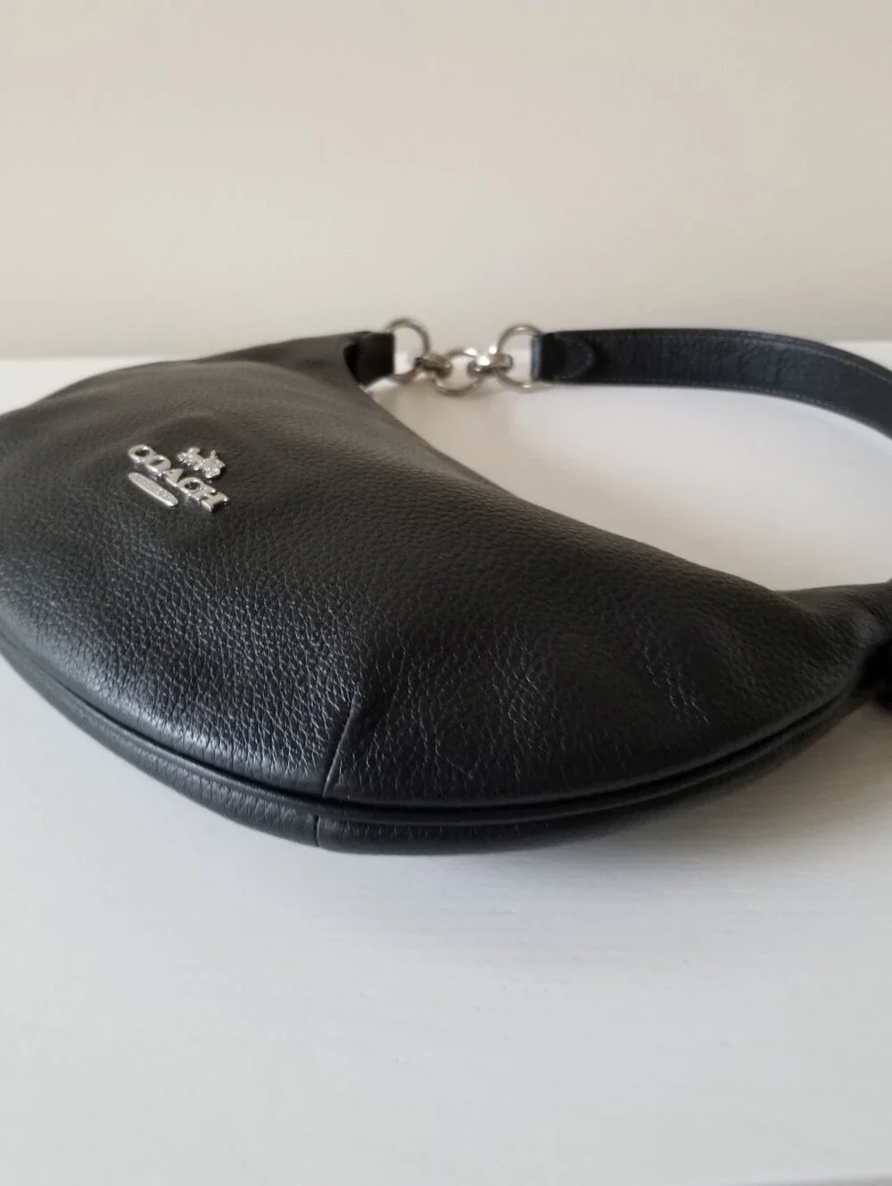 Coach Mini Payton Shoulder Bag Pebbled Leather